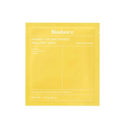 Mascarilla Biodance Niacinamida Radiant Vita