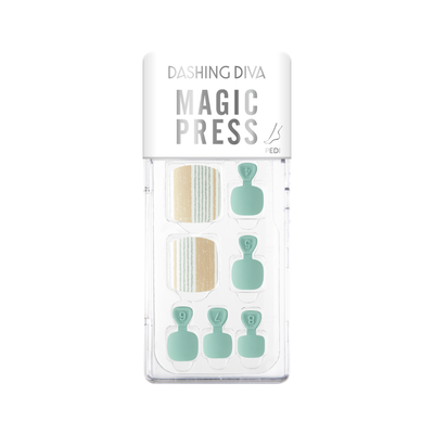 Uñas press on Pedicura Dashing Diva MWK118P