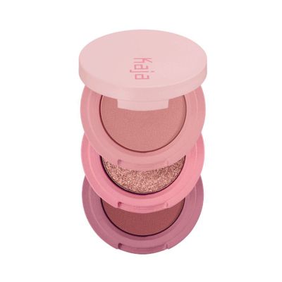 Trío De Sombras 07 Glowing Guava Maquillaje Kaja