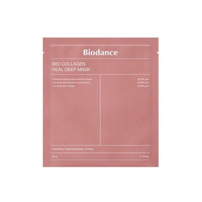 Mascarilla hidrogel Biodance con efecto radiante hidratado