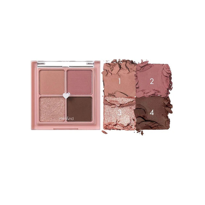 Imagen 2 del producto Paleta 4 Sombras Dry Rose Romand Cosmética Coreana