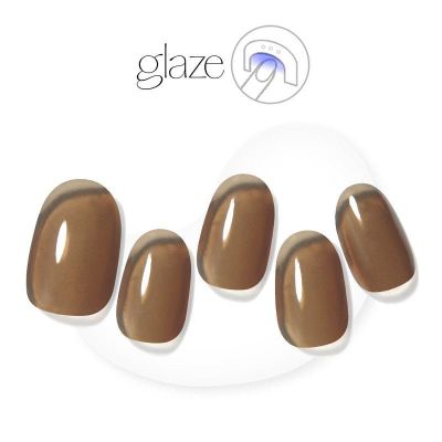 Imagen 2 del producto Uñas Postizas Glaze Semi-Cured Gel Nail: ZMC234N Brown Syrup