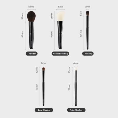 Imagen 2 del producto Kit de brochas de maquillaje Missha