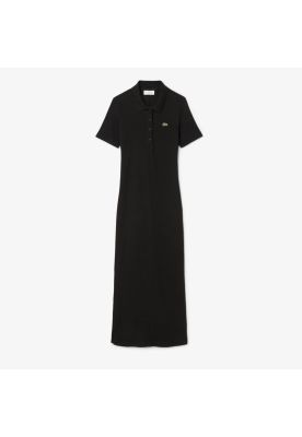 Vestido Manga Corta Mujer Lacoste EF9622 Negro