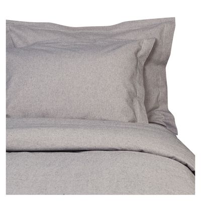 Funda de plumón King 85% algodón - 15%poliéster color gris