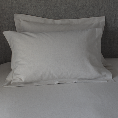 Imagen 2 del producto Funda de plumón Super King gris perla, 90% algodón - 10% poliéster