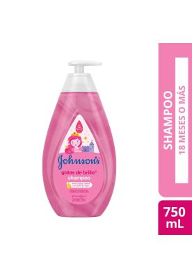 Shampoo para niños JOHNSON'S® GOTAS DE BRILLO® x 750 ml