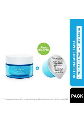 Kit Crema Facial Neutrogena Hydro Boost Water Gel + Refill