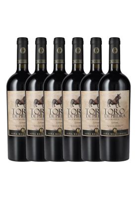 Imagen 2 del producto Caja 6 Vinos Toro De Piedra Carmenere 14° 750ml