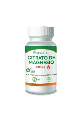 Citrato de Magnesio B Nature 800mg (90 Cápsulas)