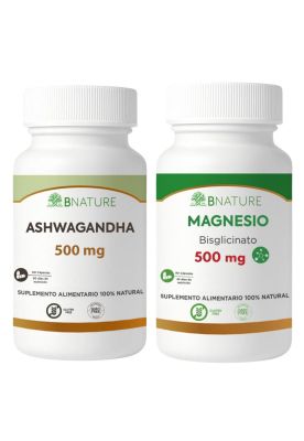 Imagen 1 del producto Pack Sleep: Magnesio Bisglicinato + Ashwagandha B Nature