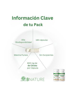 Imagen 2 del producto Pack Citrato de Magnesio + Citrato de Potasio 800mg