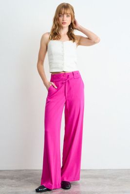 Pantalon Liso Fucsia iO 11020225023116