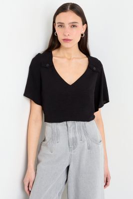 Imagen 2 del producto Polera Manga Corta Negro iO 14220225073102