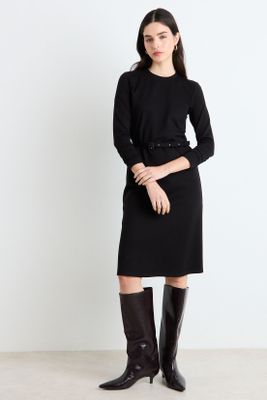 Vestido Largo Negro Ash 13007225001102