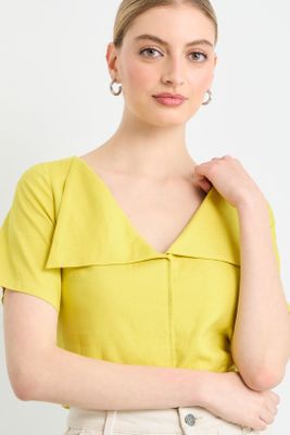 Imagen 2 del producto Blusas Manga Corta Amarillo iO 14020225063314