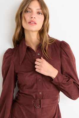 Imagen 2 del producto Vestido Liso Café iO 13020126053109