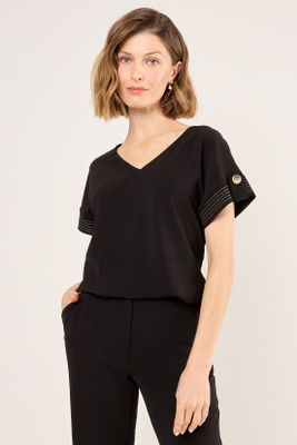 Imagen 1 del producto Blusa Negro Ma Griffe 14002225060102
