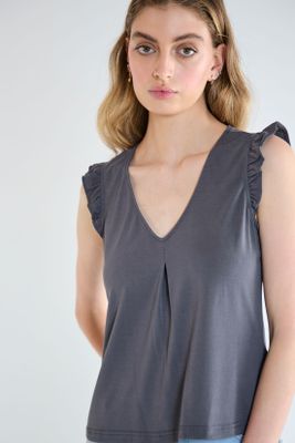 Imagen 2 del producto Polera Lisa Gris iO 14220125050163