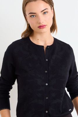 Imagen 2 del producto Cardigan Jaqcuard Negro Ash 18007126003102