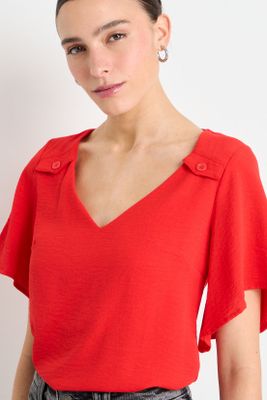 Polera Lisa Rojo iO 14220225073103