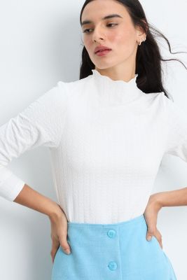 Polera Manga Larga Crudo iO 14220225058105