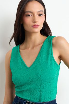 Polera Lisa Verde Oliva iO 14220225010107