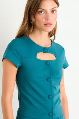 Imagen 2 del producto Blusa Lisa Verde Oliva iO 14020126006107