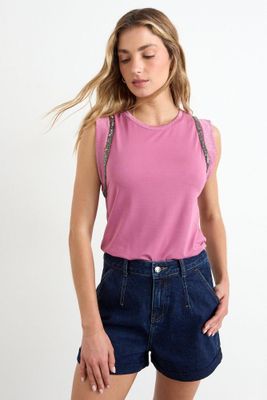 Polera Lisa Morado iO 14220225011121