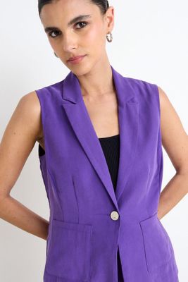 Imagen 2 del producto Blazer Liso Morado Ash 16007225013121