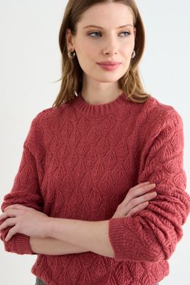 Sweater Calado Naranjo Ash 18107126050131