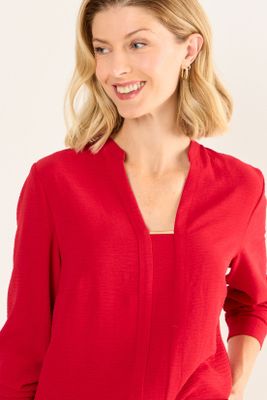 Imagen 2 del producto Blusa Cuello Mao Rojo Ma Griffe 14002126062103