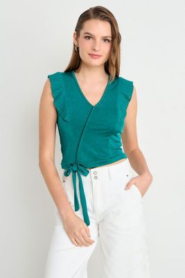 Polera Sin Mangas Verde iO 14320225006107