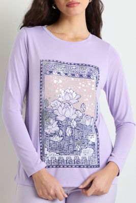 Imagen 2 del producto Polera Manga Larga Morado Ash 14607225050211