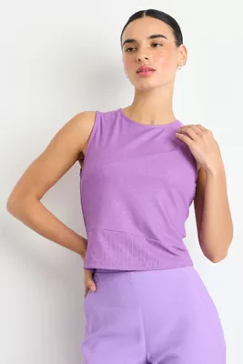 Polera Sin Mangas Morado iO 14220225060211