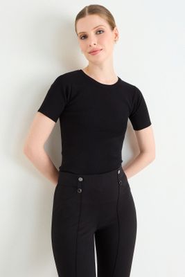 Imagen 1 del producto Polera Tejida Negro Ash 18207126052102