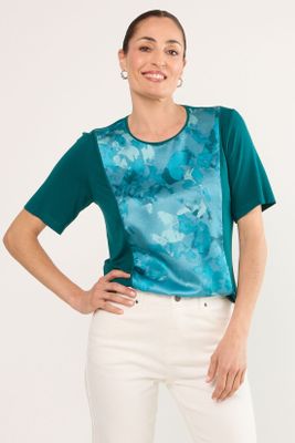 Imagen 1 del producto Polera Manga Corta Petroleo Ma Griffe 14602225051537