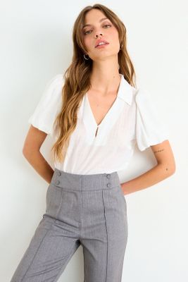 Imagen 2 del producto Blusa Lisa Crudo iO 14020126051105