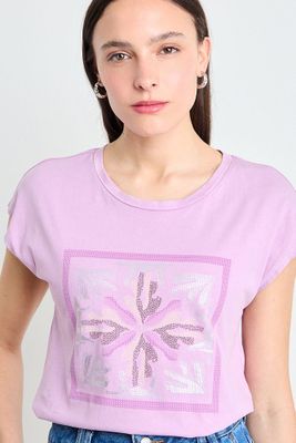 Polera Estampada Rosa iO 14620225055123