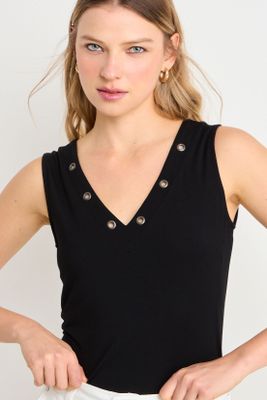 Polera Sin Mangas Negro Ash 14204225701102