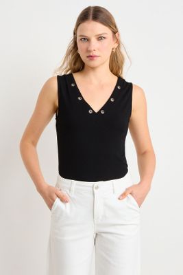 Imagen 2 del producto Polera Sin Mangas Negro Ash 14204225701102