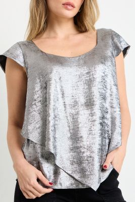 Imagen 2 del producto Blusas Manga Corta Gris Ash 14007225004113