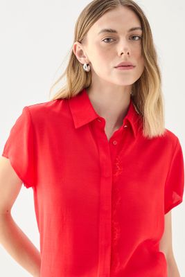 Imagen 2 del producto Blusa Lisa Rojo Ash 14007125002103