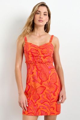 Vestido Fantasia Naranjo iO 13120225054114