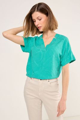 Imagen 2 del producto Blusa Lisa Verde Ma Griffe 14002225010217