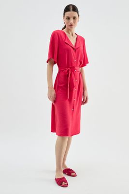 Imagen 1 del producto Vestido Abotonado fucsia Ma Griffe 13002224005116