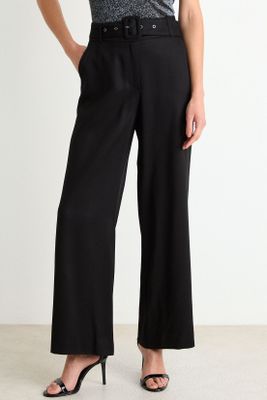 Imagen 2 del producto Pantalon Liso Palazzo Negro Ash 11007126052102
