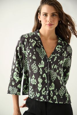 Imagen 2 del producto Blusa Estampada Verde Ash 14107224064137