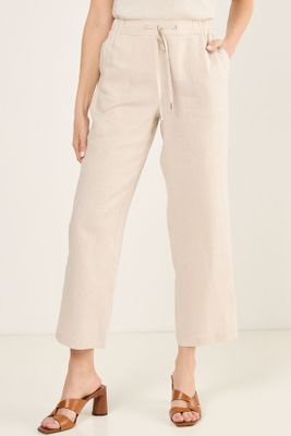 Imagen 2 del producto Pantalon De Lino Recto Beige Ma Griffe 11002225060106