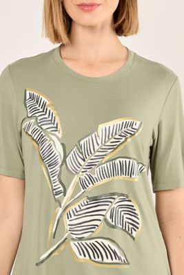 Imagen 2 del producto Polera Estampado Focalizado Avellana Ma Griffe 14602225002126